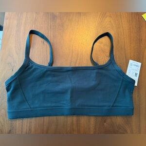 Athleta Pine Strappy Sports Bra